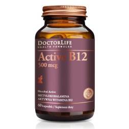 Doctor Life Active B12 500 mcg, 60 kapsułek