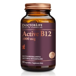 Doctor Life Active B12 1000 mcg, 60 kapsułek