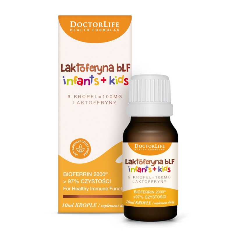 Doctor Life Laktoferyna bLF infants + kids, 10 ml. | Doctor Life