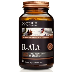 Doctor Life, R-ALA, kwas R-alfa liponowy, 60 kapsułek