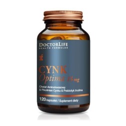 Doctor Life Cynk Optima, cynk 15 mg, 120 kapsułek