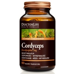 Doctor Life Cordyceps Kordycepina 5mg, 60 kapsułek