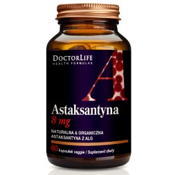 Doctor Life, Astaksantyna 8 mg, 60 kapsułek