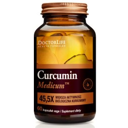 Doctor Life Curcumin Medicum 45, 5x większa aktywność kurkuminy, 60 kapsułek