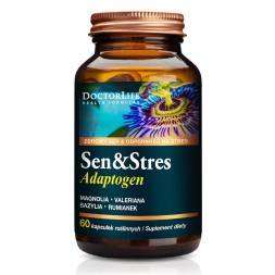 Doctor Life, Sen & Stres Adaptogen, 60 kapsułek roślinnych