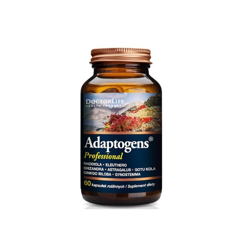 Doctor Life Adaptogens Professional, 60 kapsułek | Doctor Life