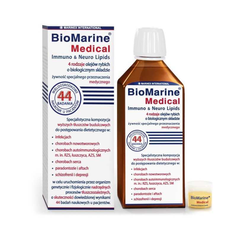 BioMarine Medical Immuno & Neuro Lipids, omega 3, 200ml | Marinex