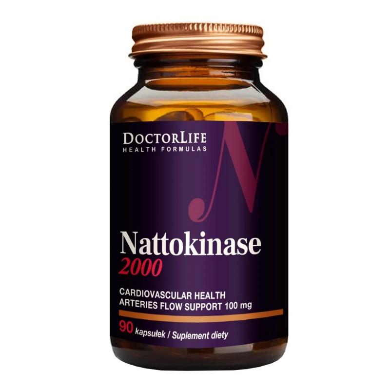 Doctor Life Nattokinase 2000 100mg, 90 kapsułek | Doctor Life