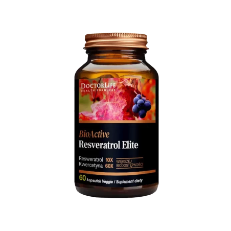 Doctor Life Resveratrol Elite BioActive, 60 kapsułek vege