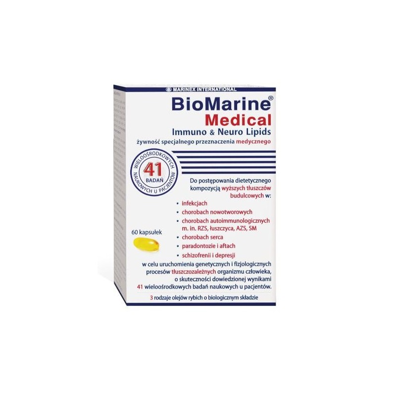 BioMarine Medical Immuno & Neuro Lipids 60 kapsułek