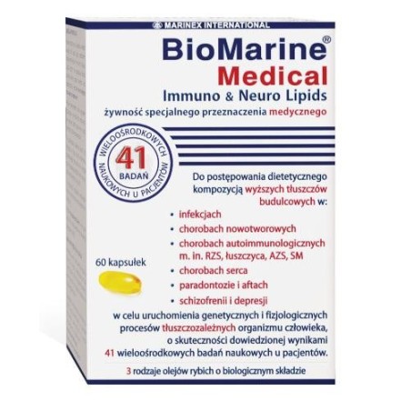 BioMarine Medical Immuno & Neuro Lipids 60 kapsułek