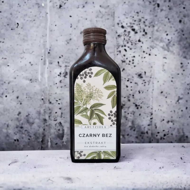 Ekstrakt Czarny Bez 100% 500 ml Arcyzioła