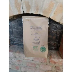 Mąka z pszenicy okrągłoziarnowej - trispa, jasna ekologiczna 2 kg
