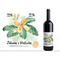 Zakwas z Glistnika Jaskółcze Ziele (wg Bołotowa) Bio 750ml