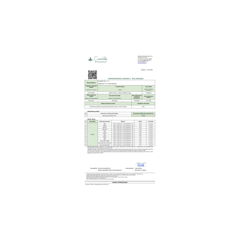 Olejek konopny SatiCann MCT 10% CBD, gwarancja stężenia – 10 ml | 