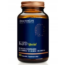 Doctor Life, K&D 2000 Special w oleju z czarnuszki, 60 kapsułek