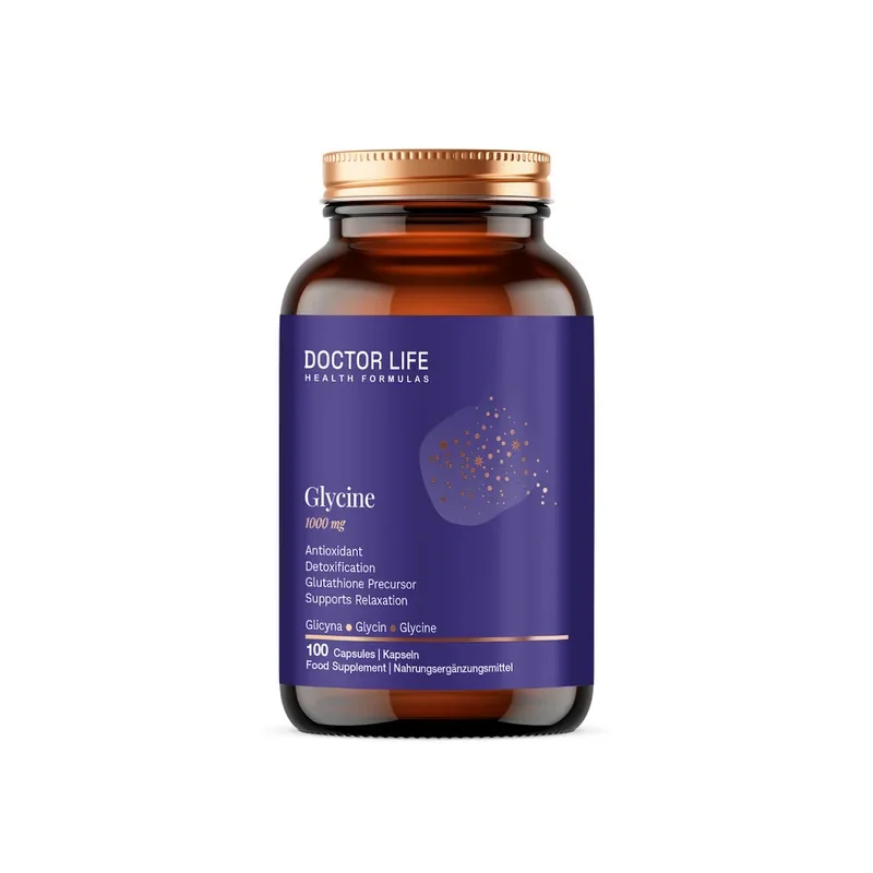 Doctor Life Glycine 1000mg 100 kapsułek | Doctor Life