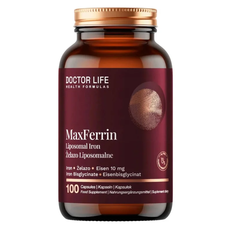 Doctor Life MaxFerrin 10 mg, 100 kaps. | Doctor Life