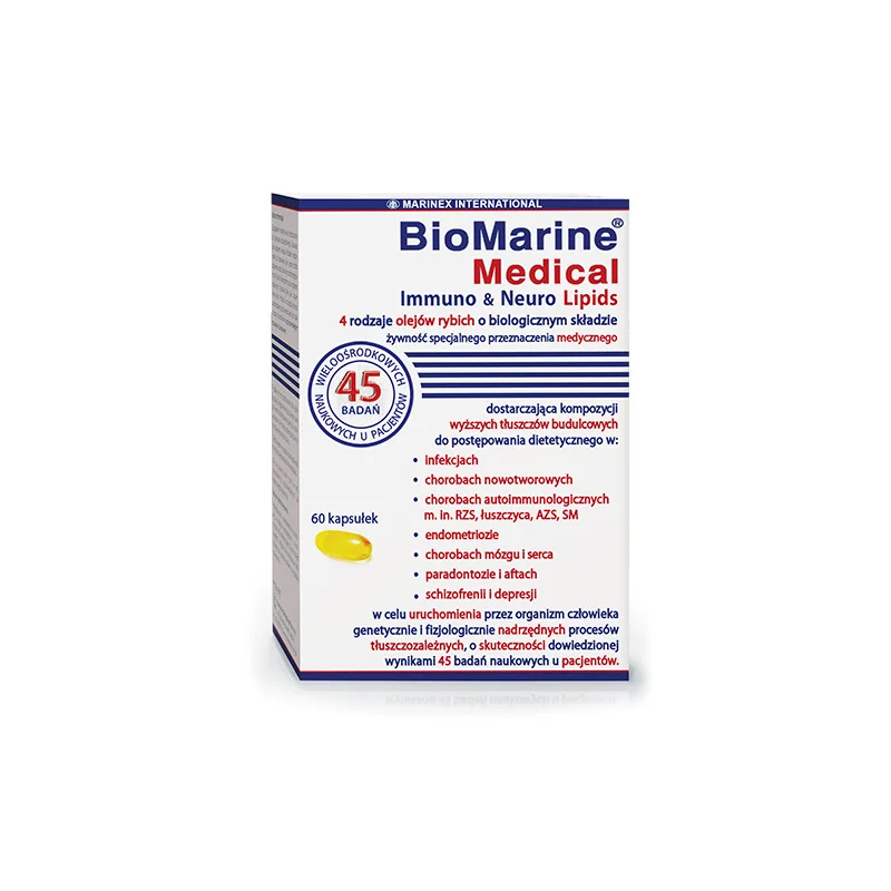 BioMarine Medical Immuno & Neuro Lipids 60 kapsułek | Marinex
