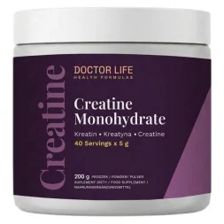 Doctor Life Creatine Monohydrate kreatyna w proszku 200g