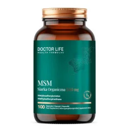 Doctor Life MSM Siarka Organiczna 1400 mg 100 kaps.