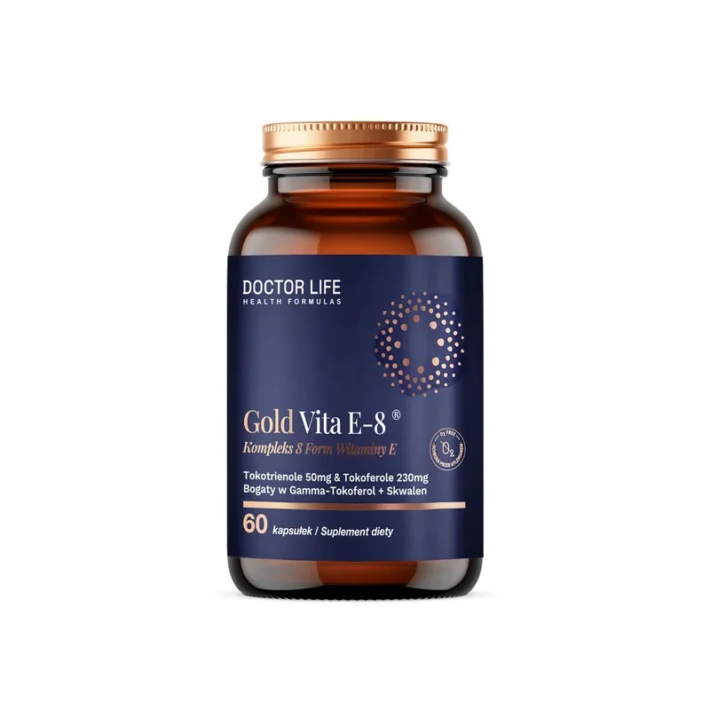 Doctor Life GOLD VITA E-8 Kompleks 8 Form Witaminy E 60 kaps.